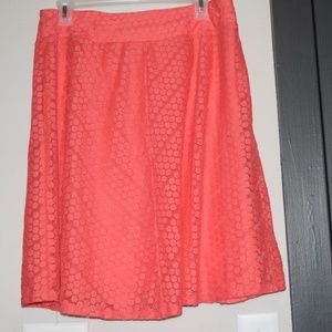 Pink/Coral Lace Skirt